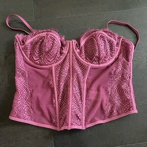 Garage Lace Bustier Top
